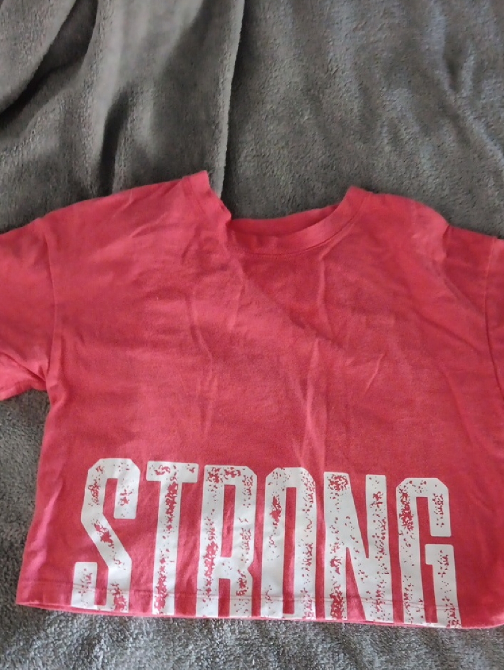 Athletic Works Bright Pink STRONG Graphic Tee